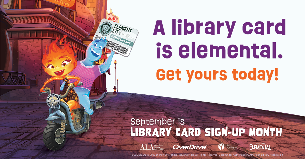 a library card is elemental get yours today
